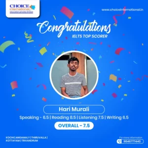 Successful candidate - Hari Murali