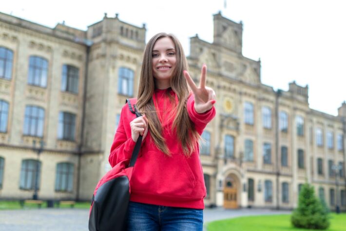 A student attending one of the best universities in Ireland